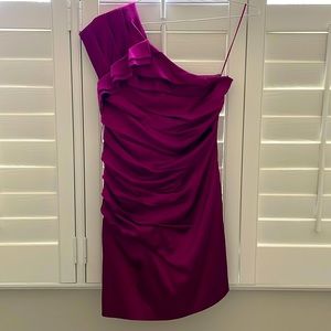 Magenta mini one should dress from express. Worn 1x
